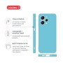 Чохол до мобільного телефона Intaleo Silicone Xiaomi Redmi 12 Light Blue (1283126600609)