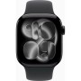Смарт-годинник Apple Watch Series 11 GPS 42mm Jet Black Aluminium Case with Black Sport Band - S/M (MEQT4RK/A)