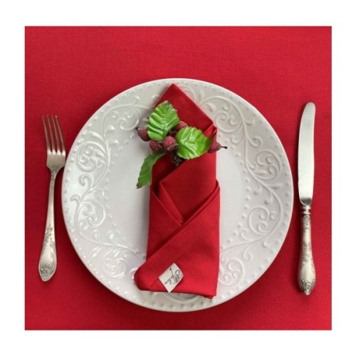 Серветка на стіл Прованс Червона 35х45 см (4823093429437)