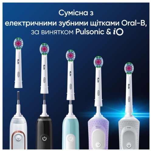 Насадка для зубної щітки Oral-B 3D White EB18pRX 4 шт (8006540847213)