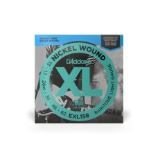 Струни для гітари D'Addario XL Nickel Wound Baritone Light (13-62) (EXL158)