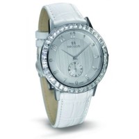 Наручний годинник Seculus 1675.2.1069 white, ss cz stones, white leather
