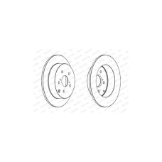 Гальмівний диск FERODO DDF1419