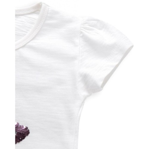 Футболка дитяча Breeze із зіркою з паєток (8752-92G-beige)