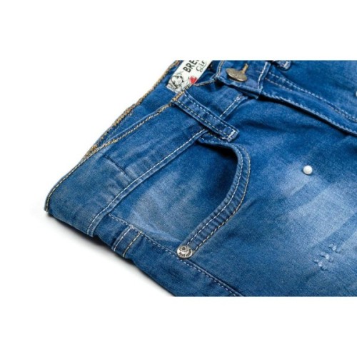 Штани дитячі Breeze з перлинками (20126-128G-blue)