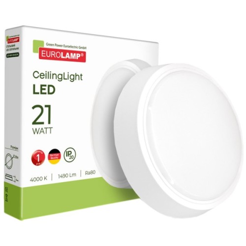 Світильник Eurolamp GM 21W 4000K (LED-NLR-21/40(GM))