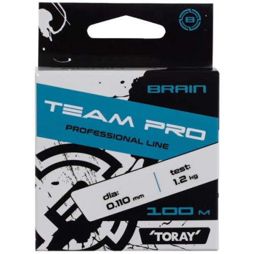 Волосінь Brain Team Pro 100m 0.11mm 1.2 kg (1858.26.92)