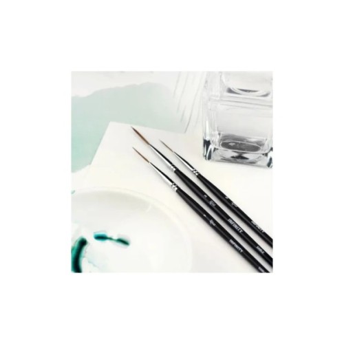 Пензлик для малювання Rosa Соболь круглий, лайнер, INFINITY 128, № 3 (4823098517085)