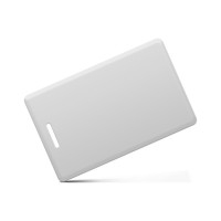 Безконтактна картка Merlion MIFARE, 13.56MHz, 1K, товщина 1.6mm, white, з прорізом (MF-1K толстая)