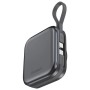 Батарея універсальна Choetech Magnetic Wireless 10000mAh, 22.5W, PD, build USB-C, Apple Watch charger (B697C-BKGY)