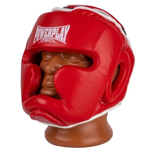 Боксерський шолом PowerPlay 3100 PU Червоний XS (PP_3100_XS_Red)