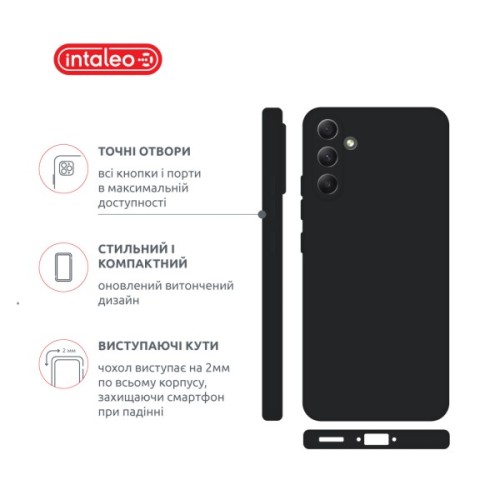 Чохол до мобільного телефона Intaleo SoftShell Samsung Galaxy A36 Black (1283126618840)