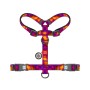 Шлея для собак WAUDOG H-подібна анатомічна Nylon з QR адресником "Куби 3Д" пластиковий фастекс S (343-4057)
