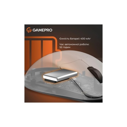 Мишка GamePro Genesis Avenger Wireless/Bluetooth/USB White (GM096W)