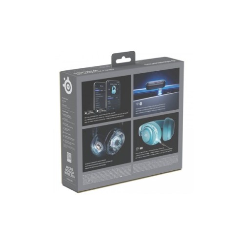 Навушники SteelSeries Arctis Nova 3P Wireless MultiPlatform Aqua (61688)