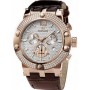 Наручний годинник Seculus 4490.2.503 white, pvd-r stones, brown leather