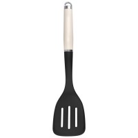 Лопатка кухонна KitchenAid Coreline з прорізами, 35,6 см, кремовий (KAG002OHACE)