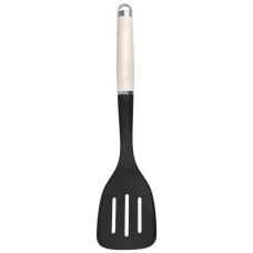 Лопатка кухонна KitchenAid Coreline з прорізами, 35,6 см, кремовий (KAG002OHACE)