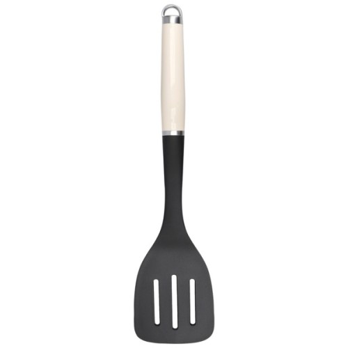 Лопатка кухонна KitchenAid Coreline з прорізами, 35,6 см, кремовий (KAG002OHACE)