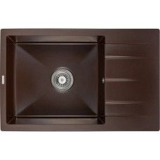 Мийка кухонна GRANADO NAVIA marron з сифоном (775*495mm.) (gr3806)