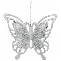 Ялинкова іграшка House Of Seasons Метелик білий (8718861347005)