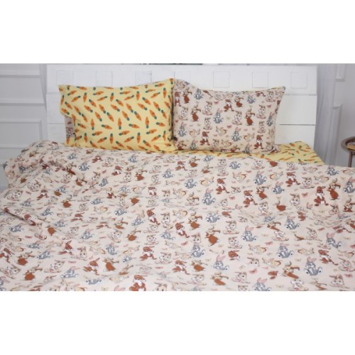 Постільна білизна MirSon Бязь 17-0530 Bambi Сімейний 160x220 (2200003677324)