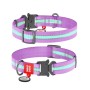 Нашийник для тварин WAUDOG Nylon з QR паспортом металічна пряжка-фастекс Ш 20 мм Д 28-40 см фіолетовий (52139)
