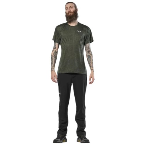 Футболка Salewa Puez Melange Dry 26537 5286 - 50/L - темно-оливковий (013.012.1665)