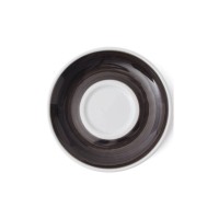 Блюдце Ancap серія Verona Millecolori 14,5 см Black для серій "Verona/Torino/Bari/Palermo Millecolori" (34418)