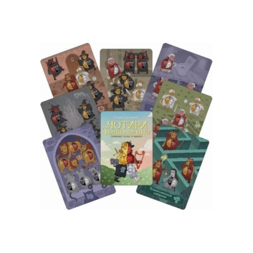 Настільна гра Games 7 Days Чотири темпераменти. Делюкс видання (Four Humours) (укр.) (CHT001UA)