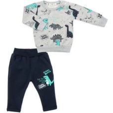 Спортивний костюм дитячий Breeze з динозаврами (18889-98B-green)