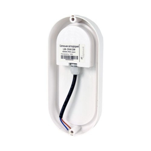 Світильник Lightwell LW-OVA12W 12Вт 6000К IP65 (256647)