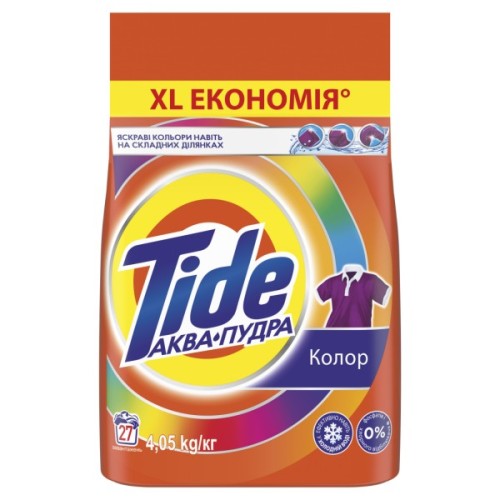 Пральний порошок Tide Аква-Пудра Color 4.05 кг (8006540535301)