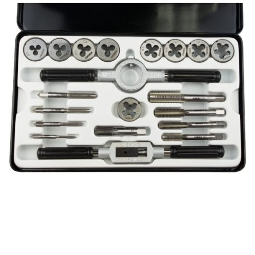 Набір мітчиків і плашок Sigma 20 предм., металевий кейс (1643111)