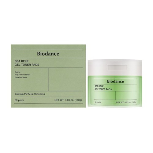 Патчі для обличчя Biodance Sea Kelp Gel Toner Pads 60 шт. (8809891183678)