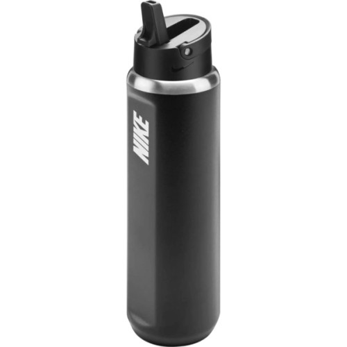Пляшка для води Nike SS RECHARGE STRAW BOTTLE 24 OZ N.101.3795.091.24 чорний 709 мл (887791805409)