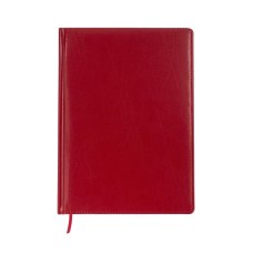 Тижневик Buromax недатований BRAVO, L2U, A4, червоний, штуч.шкіра, 336 сторінок (BM.20970-05)