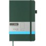 Книга записна Buromax Etalon 125x195 мм 96 аркушів в точку обкладинка зі штучної шкіри Зелена (BM.291360-04)