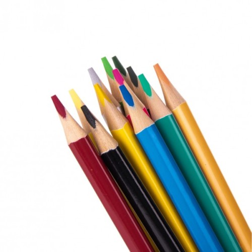 Олівці кольорові Yes Pusheen двосторонні 12 шт. 24 кол (290764)