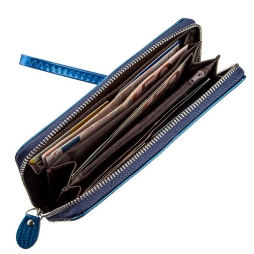 Гаманець Kivi З екошкіри Синій (19028)