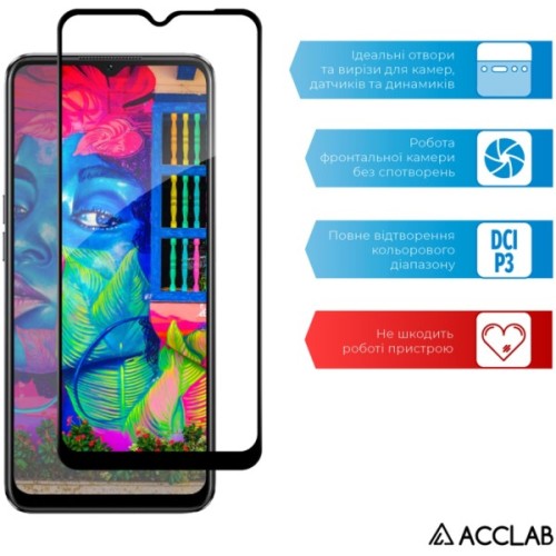 Скло захисне ACCLAB Full Glue Oppo A77S Black (1283126576768)