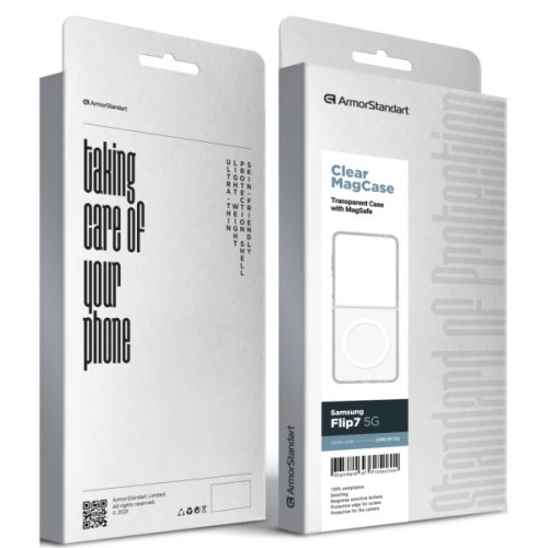 Чохол до мобільного телефона Armorstandart Clear MagCase Samsung Flip7 5G Transparent (ARM88135)