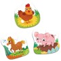 Пазл DoDo 3 в 1 День на фермі (300394)