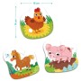 Пазл DoDo 3 в 1 День на фермі (300394)