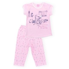 Піжама дитяча Aziz з дівчинкою і котиками (9136-1G-pink)