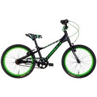 Велосипед Formula 20" Kid SLIM BH рама-10" AL 2026 чорний з зеленим (OPS-FRK-20-259)