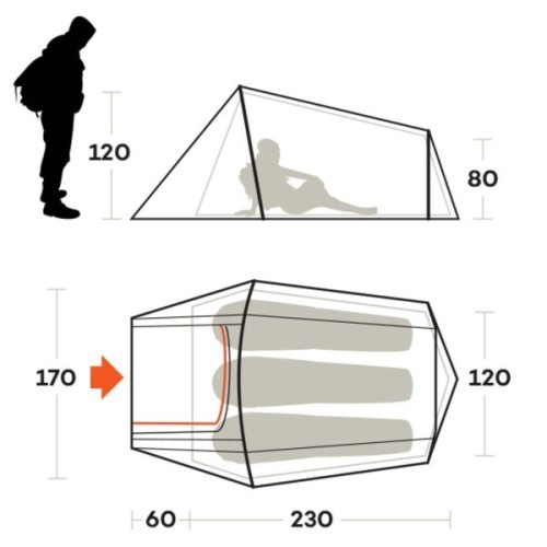 Намет Ferrino Sling 3 Blue (91036NBB) (929753)