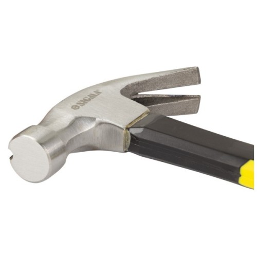 Молоток Sigma з цвяходером 450г фібергласова ручка (магніт) (4315011)