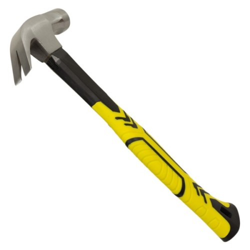 Молоток Sigma з цвяходером 450г фібергласова ручка (магніт) (4315011)