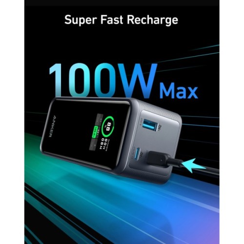 Батарея універсальна Anker 20000mAh Prime 200W PD Black (A1336011)